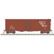 40' Minibox Boxcar - Ready to Run - Master(R) -- Canadian Pacific #243306 (Boxcar Red, Stepped Lettering)