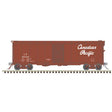 40' Minibox Boxcar - Ready to Run - Master(R) -- Canadian Pacific #404394 (Boxcar Red, Script Lettering)