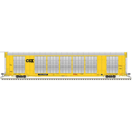 Gunderson Multi-Max Enclosed Auto Rack - Ready to Run - Master(R) -- CSX #699809 (silver, yellow, black)