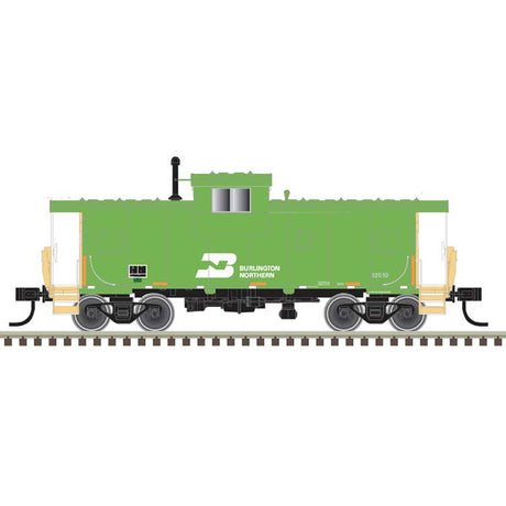 Extended-Vision Caboose - Ready to Run - Master(R) -- Burlington Northern #12554 (green, yellow)
