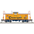 Extended-Vision Caboose - Ready to Run - Master(R) -- Chessie System #C-3191 (yellow, orange)
