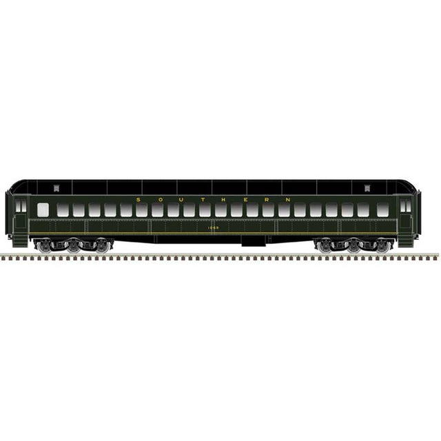 Modernized Heavyweight Coach - Ready to Run -- Southern Railway #1079 (Pullman Green, black)