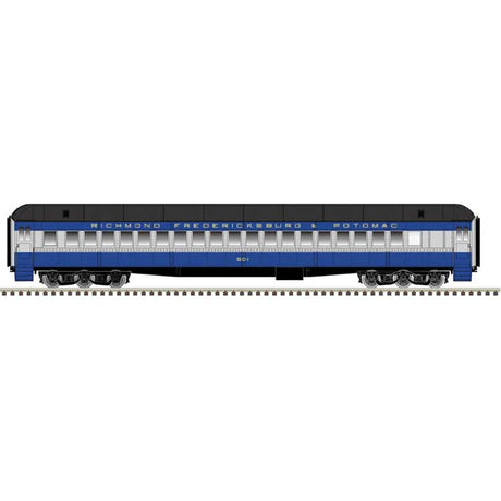 Modernized Heavyweight Coach - Ready to Run -- Richmond, Fredricksburg & Potomac 502 (blue, gray)