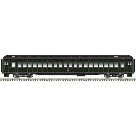 Modernized Heavyweight Coach - Ready to Run -- Nickel Plate #91 (Pullman Green, black)