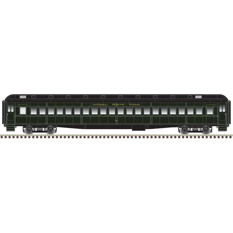 Modernized Heavyweight Coach - Ready to Run -- Nickel Plate #93 (Pullman Green, black)
