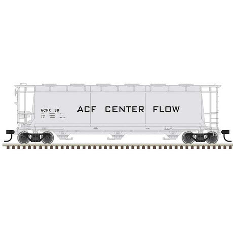 ACF 3-Bay Cylindrical Hopper - Ready to Run - Maaster(R) -- ACF Center Flow Demonstrator #88 (gray, black)