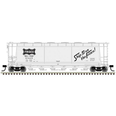 ACF 6-Bay Cylindrical Hopper - Ready to Run - Maaster(R) -- St. Louis-San Francisco #81024 (silver, black, Ship it on Frisco Slogan)