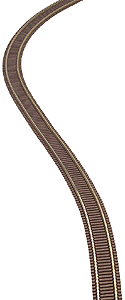 Code 55 Track w/Nickel-Silver Rail & Brown Ties -- Flex Track - Length: 30"  76.2cm