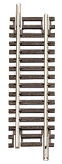 Code 55 Track w/Nickel-Silver Rail & Brown Ties -- Straight - 2"  5.1cm pkg(6)