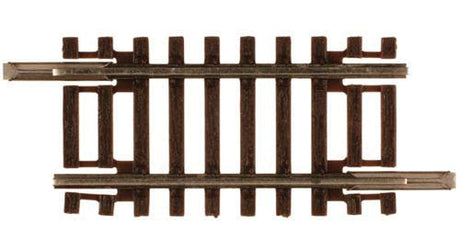 Code 55 Track w/Nickel-Silver Rail & Brown Ties -- Straight - 1-1/4"  3.2cm pkg(6)