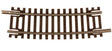 Code 55 Track w/Nickel-Silver Rail & Brown Ties -- 10" Radius Half Curve pkg(6)