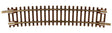 Code 55 Track w/Nickel-Silver Rail & Brown Ties -- 16-1/4" Radius Half Curve pkg(6)