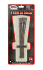 Code 55 Turnout, Nickel-Silver Rail, Brown Ties -- No.5 Right Hand