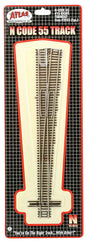 Code 55 Turnout, Nickel-Silver Rail, Brown Ties -- No.10 Right Hand