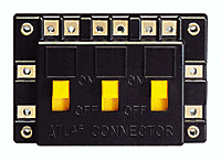 Electrical Connector -- 3 SPST On/Off Switches in Parellel