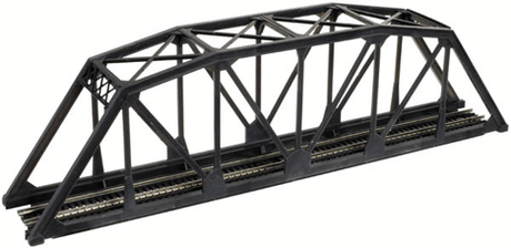 Through Truss Bridge Kit w/Code 55 Rail -- Black