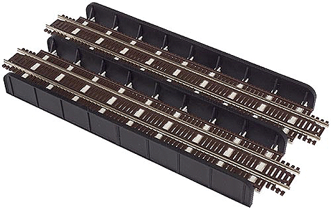 Code 55 Through Plate Girder Bridge Kit -- Double-Track