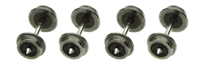 33" Blackened Metal Wheels -- pkg(12)