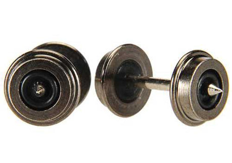 36" Blackened Metal Wheels -- pkg(12)