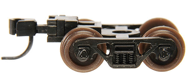 Talgo-Type Freight Car Trucks with Accumate Knuckle Couplers -- 70-Ton Roller Bearing 1 Pair