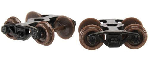 Friction Bearing Caboose Trucks -- 1 Pair