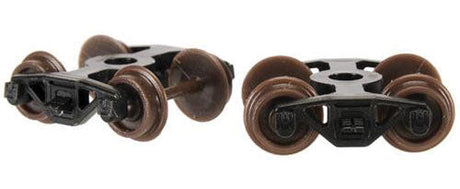 Friction Bearing Caboose Trucks -- 1 Pair