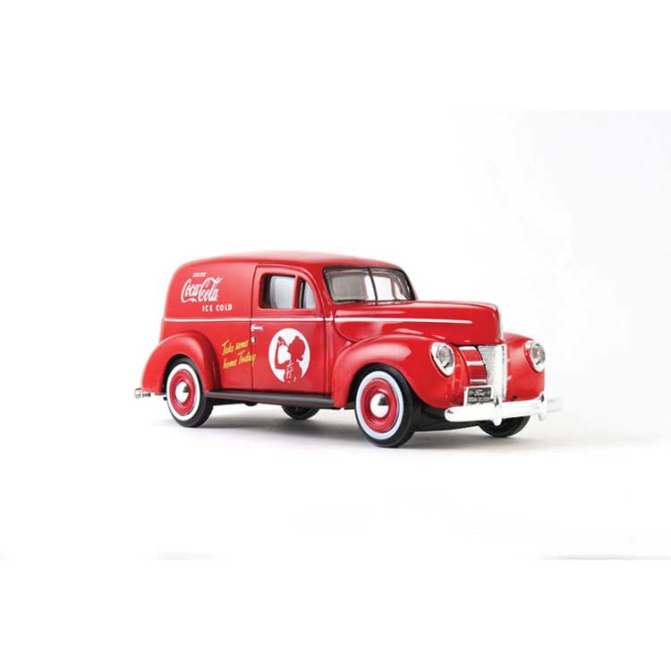 1940 Ford Delivery Van - Assembled -- Coca-Cola (red, white)-1