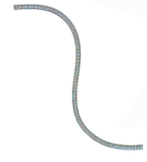 Code 80 Super-Flex(R) Track - 29-1/2"  74.9cm Long -- Black Ties-2