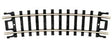 Curved Snap-Track(R) -- Half 9-3/4" Radius, Black Ties pkg(6)