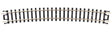 Curved Snap-Track(R) -- 19" Radius, Black Ties pkg(6)