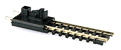 Bumper Track -- Black Ties, 2-3/8" length