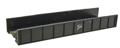 Decorated Code 80 Plate-Girder Bridge -- Delaware & Hudson (black, white)