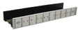 Decorated Code 80 Plate-Girder Bridge -- New York Central (silver, black)
