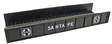 Decorated Code 80 Plate-Girder Bridge -- Santa Fe (black, white)