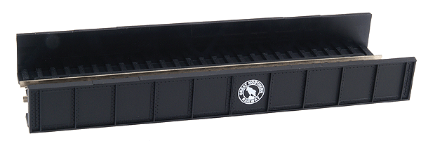 Decorated Code 80 Plate-Girder Bridge -- Great Northern (black, white)