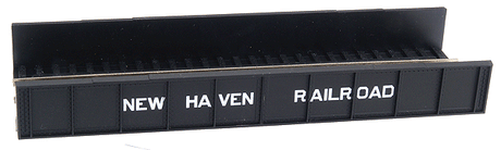 Decorated Code 80 Plate-Girder Bridge -- New Haven (black, white)