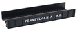 Decorated Code 80 Plate-Girder Bridge -- Pennsylvania Railroad (black, white)