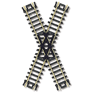 Crossings w/Black Ties -- 45 Degrees