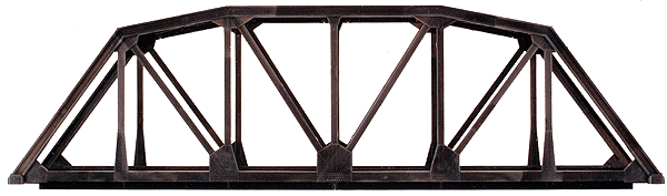 Through Truss Bridge Kit w/Code 80 Rail -- Silver