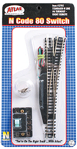 Code 80 No. 6 Remote Turnout (Switch) - Standard Line -- Right Hand