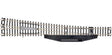 Code 80 No. 8 Manual Turnout (Switch) - Standard Line -- Left Hand
