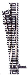 Code 100 Custom Line(R) Mark IV Turnout -- No. 4 Left Hand