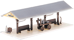 Station Platform 2-Pack -- Kit - Each: 3-1/4 x 1-1/4"  8.25 x 3.2cm