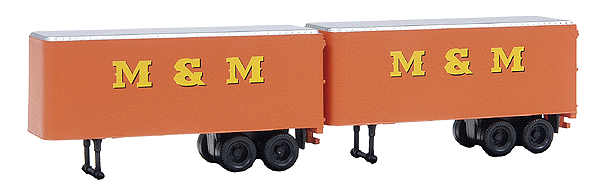 24' Trailer - 2-Pack -- M&M (red, yellow)