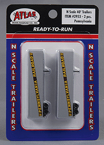 40' Trailer - 2-Pack -- Pennsylvania (Tuscan Red)