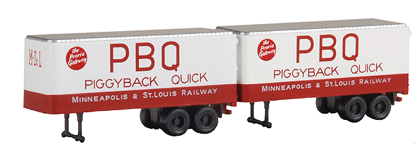 24' Trailer - 2-Pack -- Minneapolis & St. Louis (red, white)
