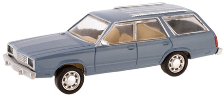 Atlas Master(TM) American Automobiles 1978 Ford(R) Fairmont Wagon -- Medium Blue-1