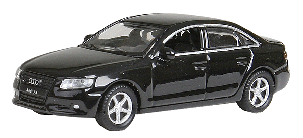Welly(R) 2008 Audi A4 (Die Cast Body) -- Black