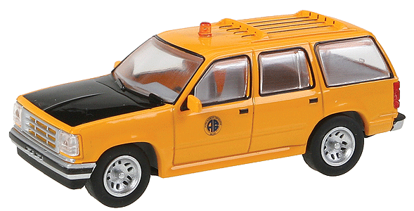 1993 Ford(R) Explorer w/Rotary Beacon (Non-Operating) - Assembled - Master(R) -- Alaska Railroad (yellow)