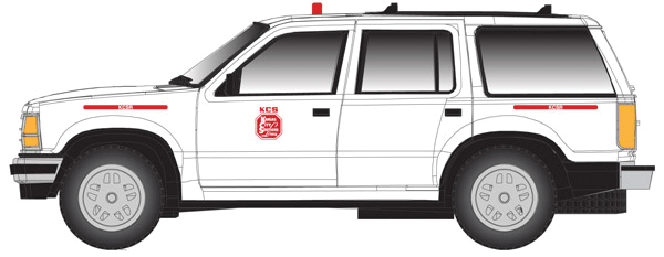 1993 Ford(R) Explorer w/Rotary Beacon (Non-Operating) - Assembled - Master(R) -- Kansas City Southern